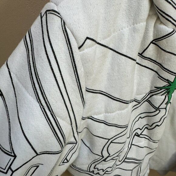 Fox Girls Riders Co White Heavyweight Zip Up Thick Hoodie Jacket Size XS - Picture 5 of 6